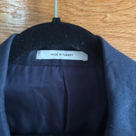 Club Monaco Summer Linen Blazer in Navy Size 36S